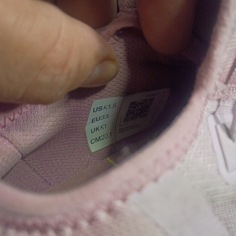 On Cloud Kids Shoes Size 1.5 Girls Shoes - Picture 6 of 8